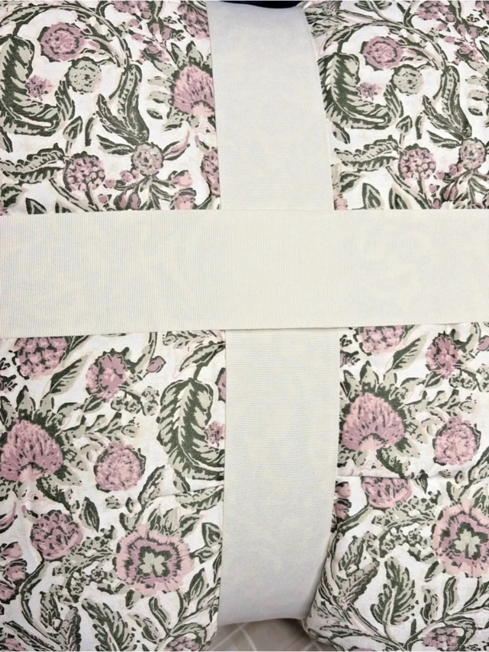 Threshold Studio McGee 3pc Full/Queen Reversible Floral Comforter Set Pink/Green